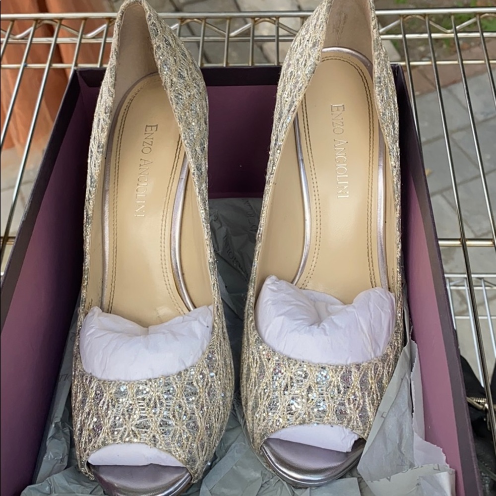 Sparkly high heels
